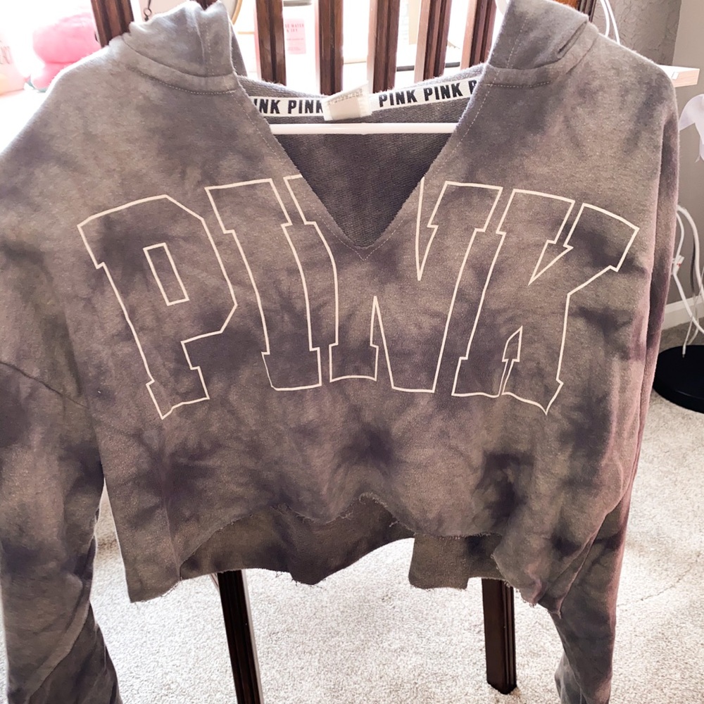 PINK! cropped sweater